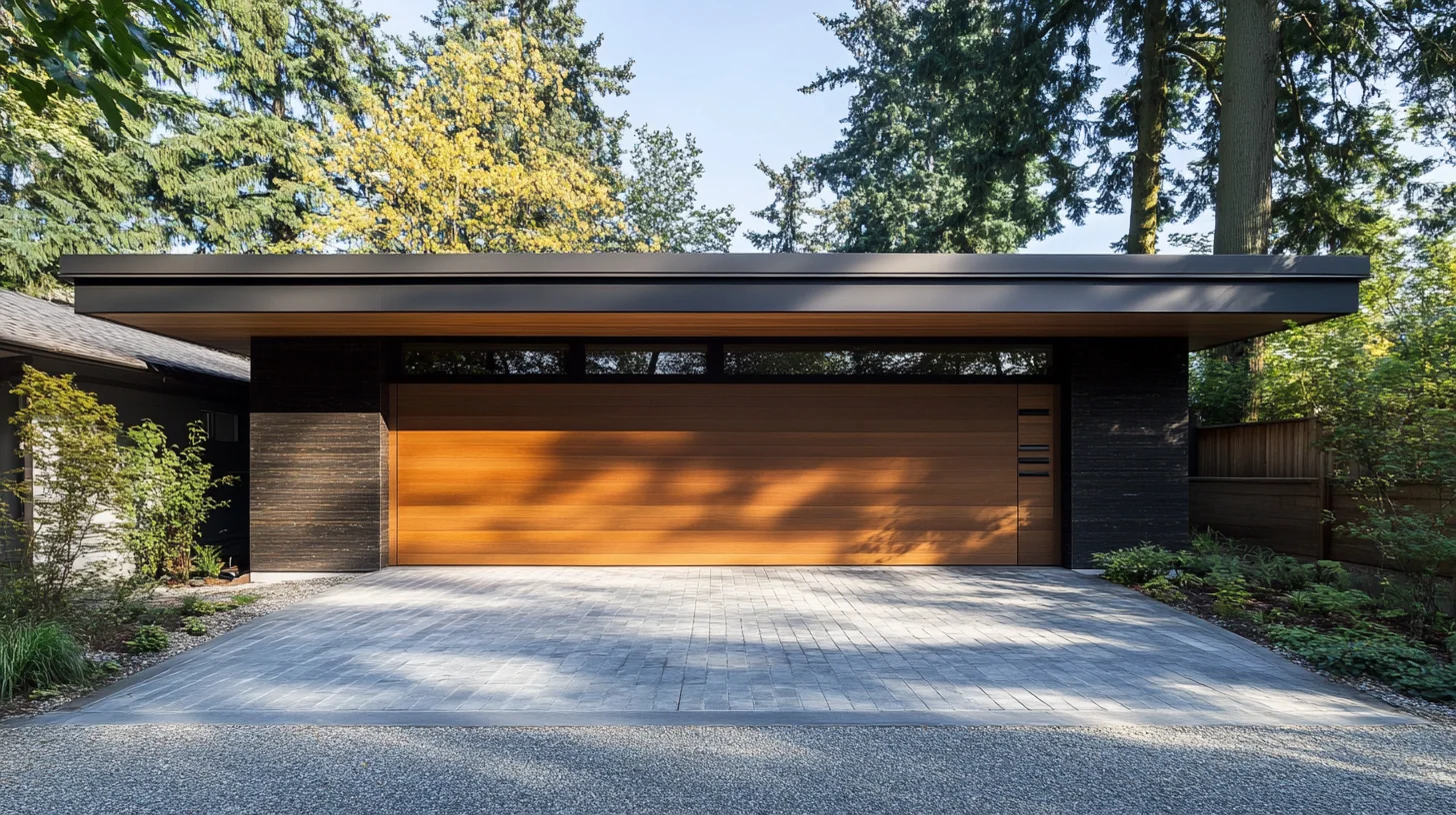 Completed garage door project in Minnesota